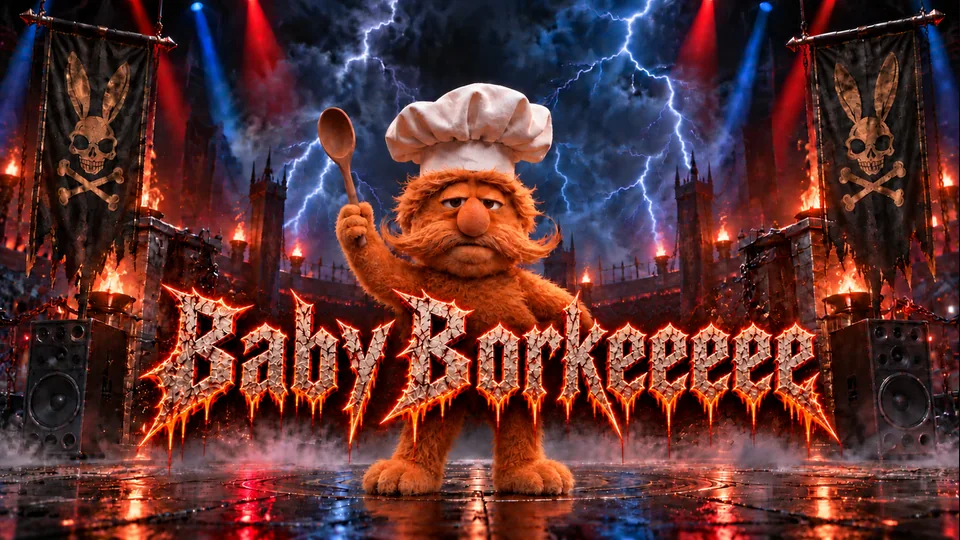Baby Borkeeeee on the battle stage