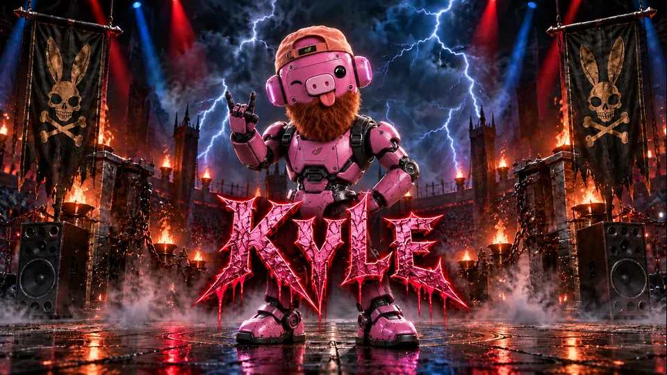 Kyle on the battle stage
