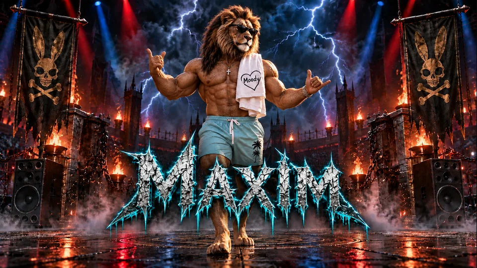 Maxim on the battle stage